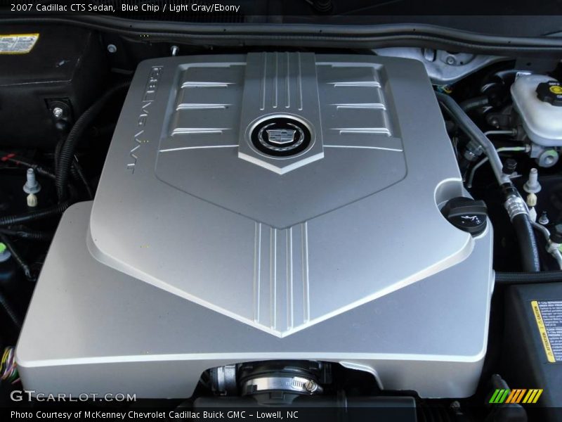 Blue Chip / Light Gray/Ebony 2007 Cadillac CTS Sedan