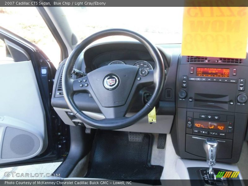 Blue Chip / Light Gray/Ebony 2007 Cadillac CTS Sedan
