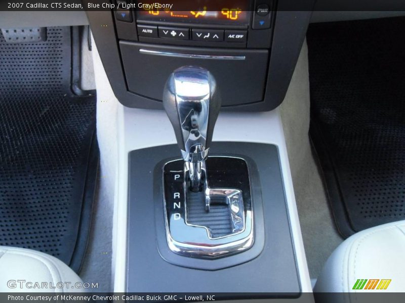 Blue Chip / Light Gray/Ebony 2007 Cadillac CTS Sedan
