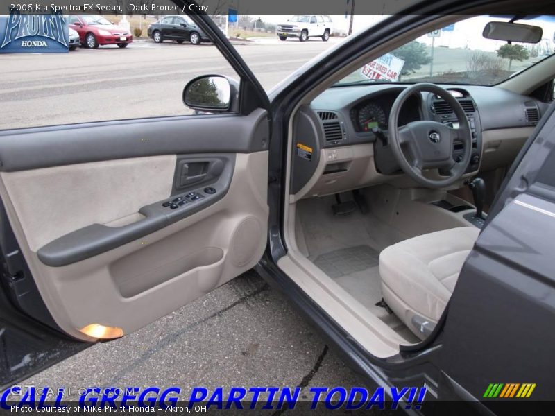 Dark Bronze / Gray 2006 Kia Spectra EX Sedan