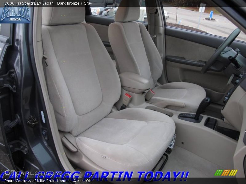 Dark Bronze / Gray 2006 Kia Spectra EX Sedan
