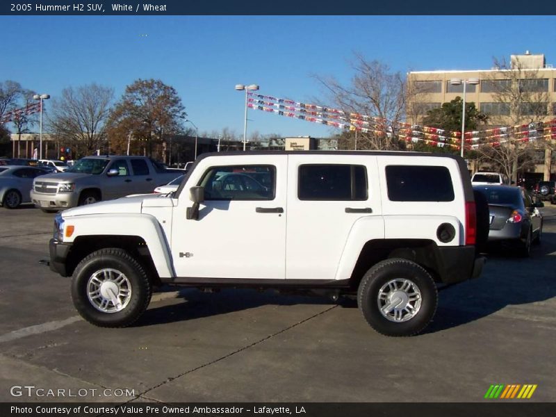 White / Wheat 2005 Hummer H2 SUV