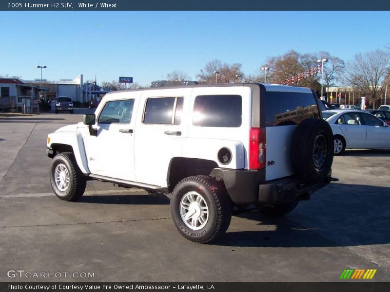 White / Wheat 2005 Hummer H2 SUV