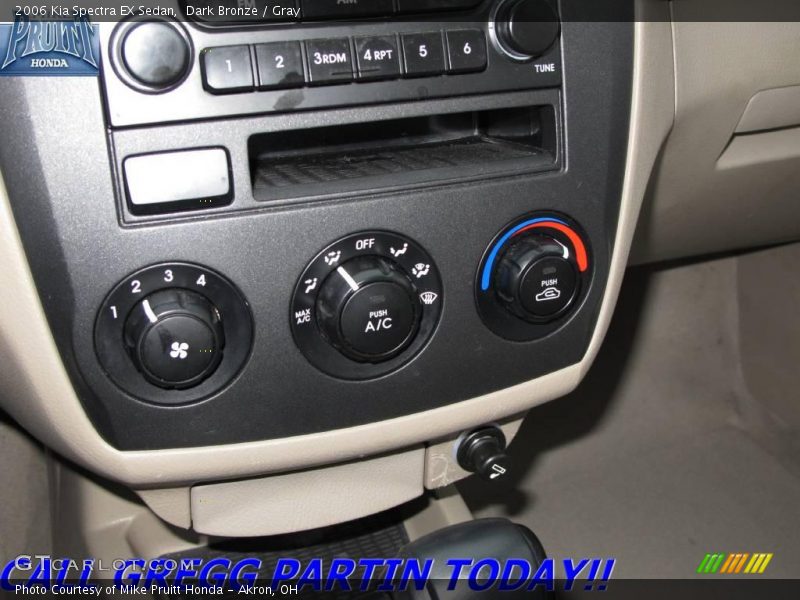 Dark Bronze / Gray 2006 Kia Spectra EX Sedan