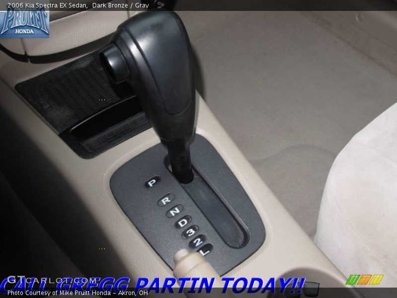 Dark Bronze / Gray 2006 Kia Spectra EX Sedan