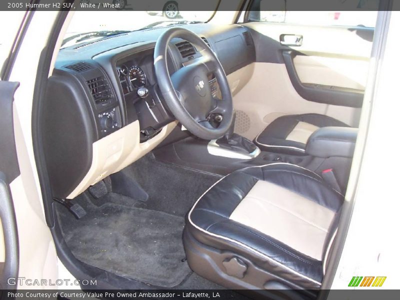 White / Wheat 2005 Hummer H2 SUV