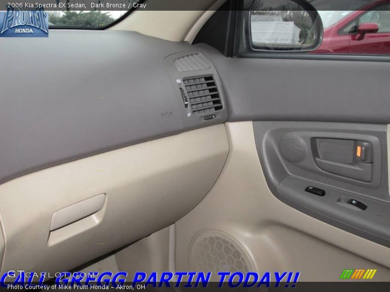 Dark Bronze / Gray 2006 Kia Spectra EX Sedan