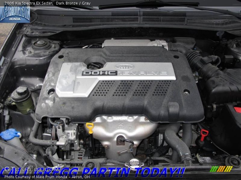 Dark Bronze / Gray 2006 Kia Spectra EX Sedan
