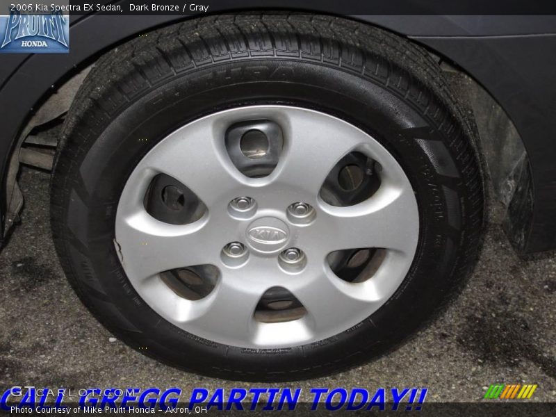 Dark Bronze / Gray 2006 Kia Spectra EX Sedan