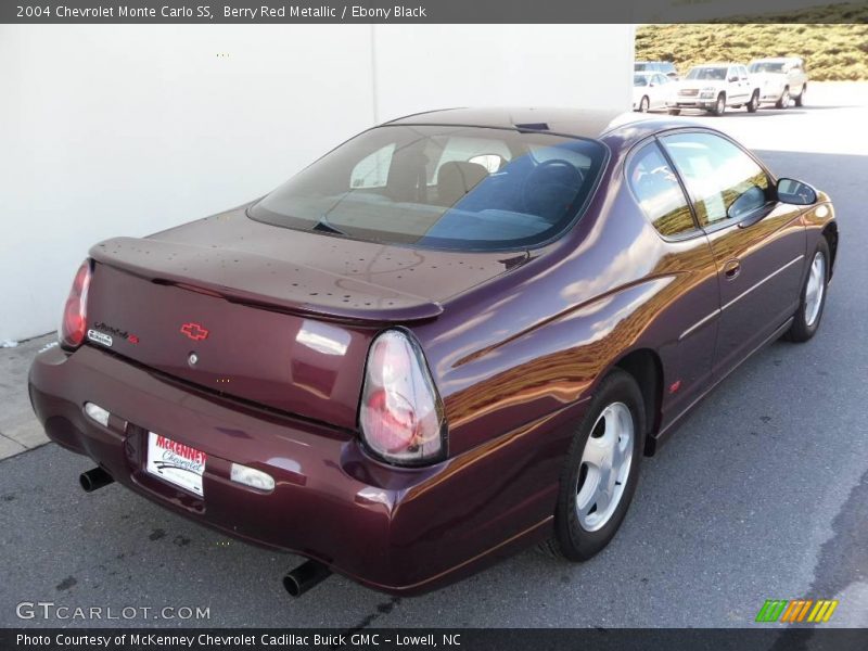 Berry Red Metallic / Ebony Black 2004 Chevrolet Monte Carlo SS