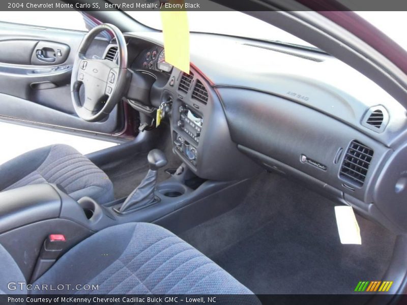 Berry Red Metallic / Ebony Black 2004 Chevrolet Monte Carlo SS