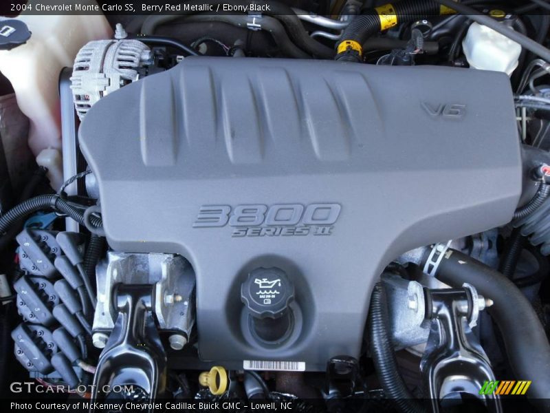 Berry Red Metallic / Ebony Black 2004 Chevrolet Monte Carlo SS