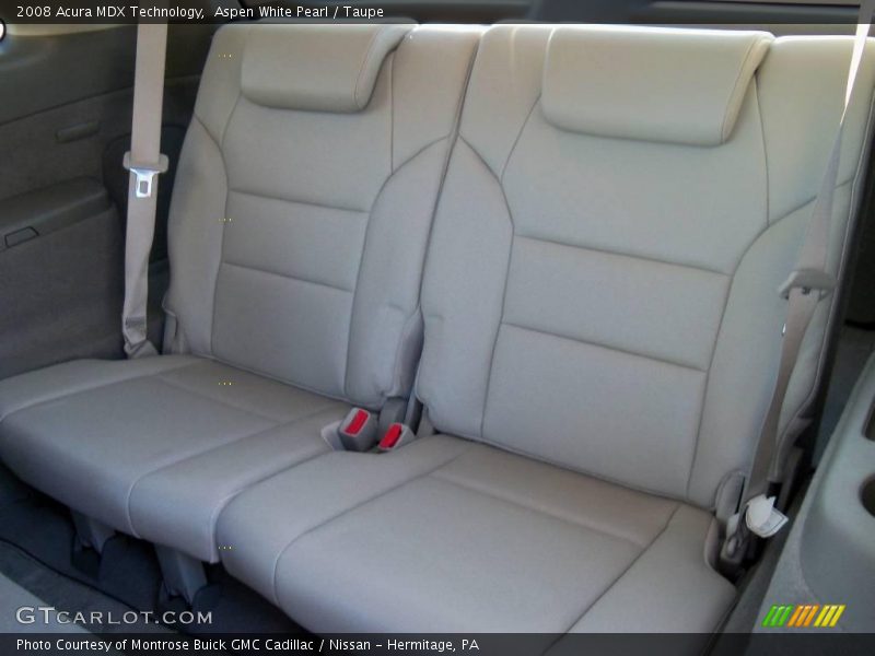 Aspen White Pearl / Taupe 2008 Acura MDX Technology