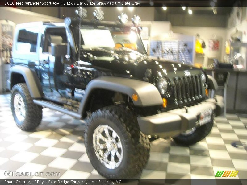 Black / Dark Slate Gray/Medium Slate Gray 2010 Jeep Wrangler Sport 4x4