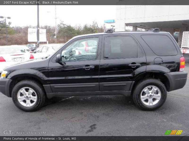 Black / Medium/Dark Flint 2007 Ford Escape XLT V6