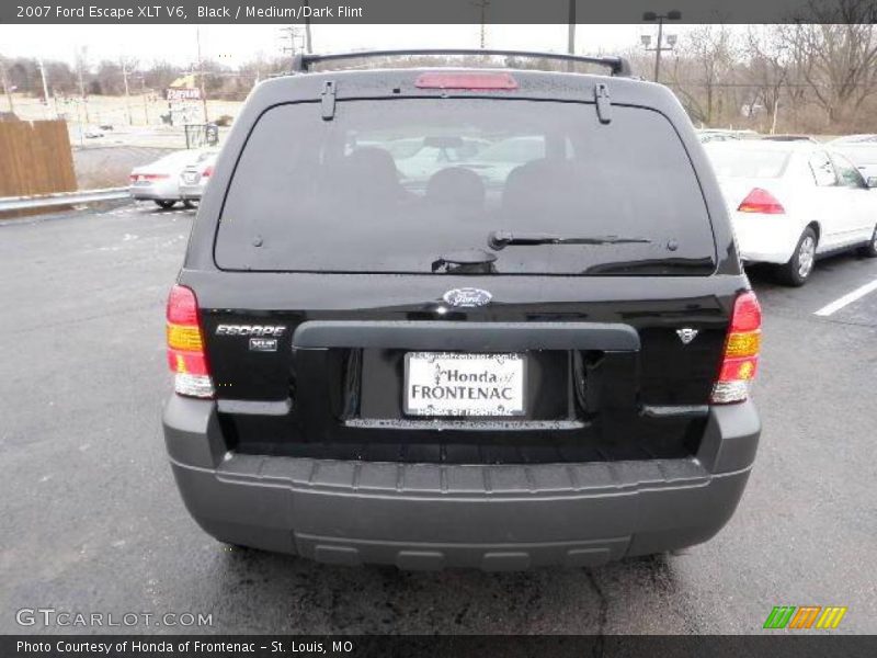 Black / Medium/Dark Flint 2007 Ford Escape XLT V6