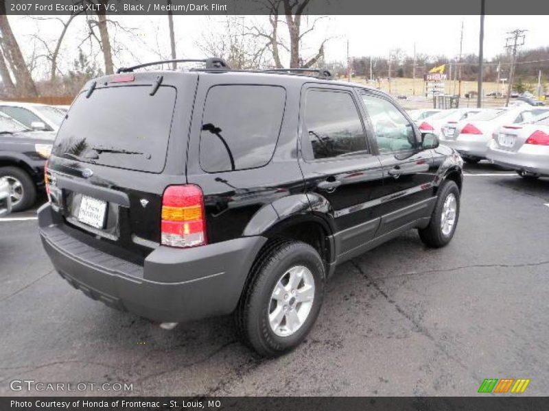 Black / Medium/Dark Flint 2007 Ford Escape XLT V6