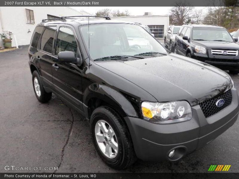 Black / Medium/Dark Flint 2007 Ford Escape XLT V6