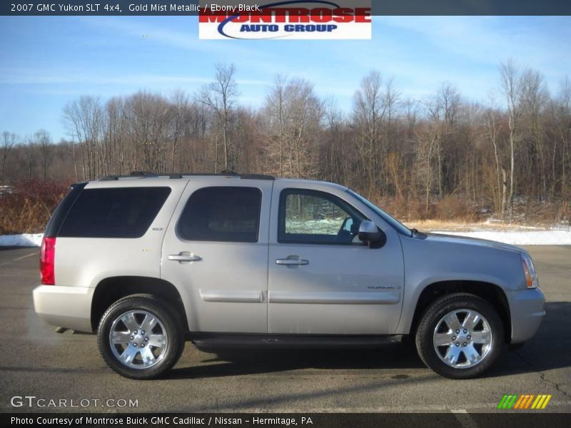 Gold Mist Metallic / Ebony Black 2007 GMC Yukon SLT 4x4