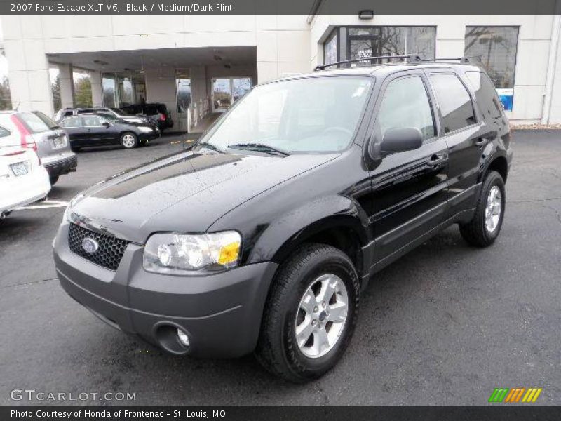 Black / Medium/Dark Flint 2007 Ford Escape XLT V6