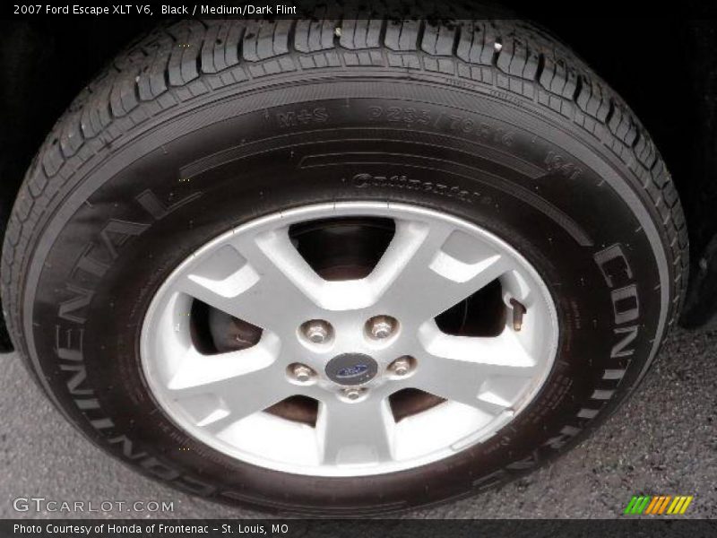 Black / Medium/Dark Flint 2007 Ford Escape XLT V6