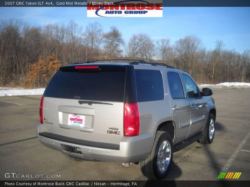 Gold Mist Metallic / Ebony Black 2007 GMC Yukon SLT 4x4