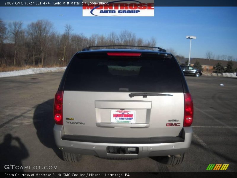 Gold Mist Metallic / Ebony Black 2007 GMC Yukon SLT 4x4