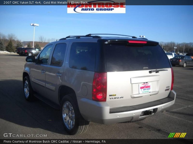Gold Mist Metallic / Ebony Black 2007 GMC Yukon SLT 4x4