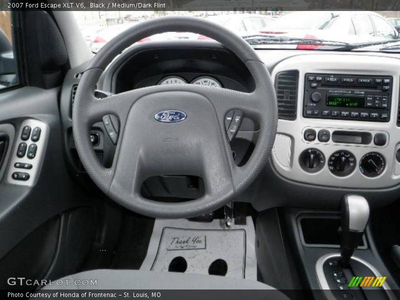 Black / Medium/Dark Flint 2007 Ford Escape XLT V6