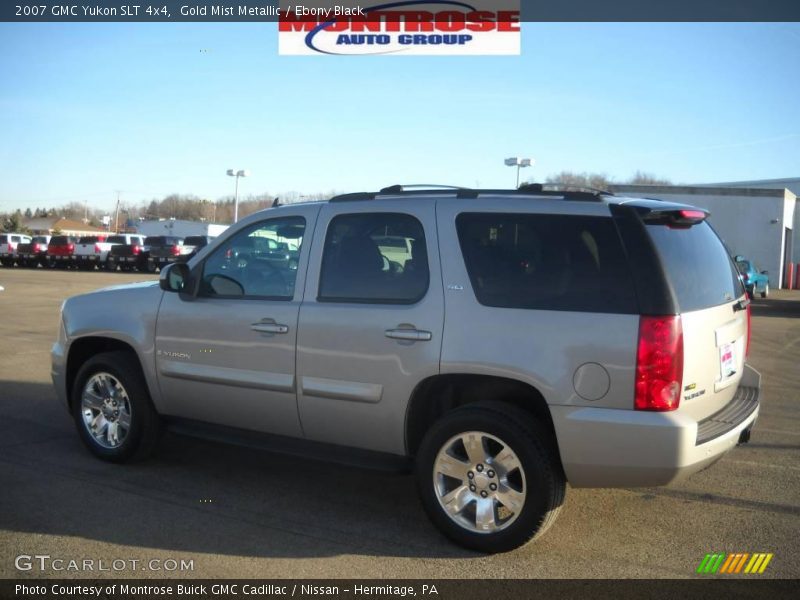 Gold Mist Metallic / Ebony Black 2007 GMC Yukon SLT 4x4