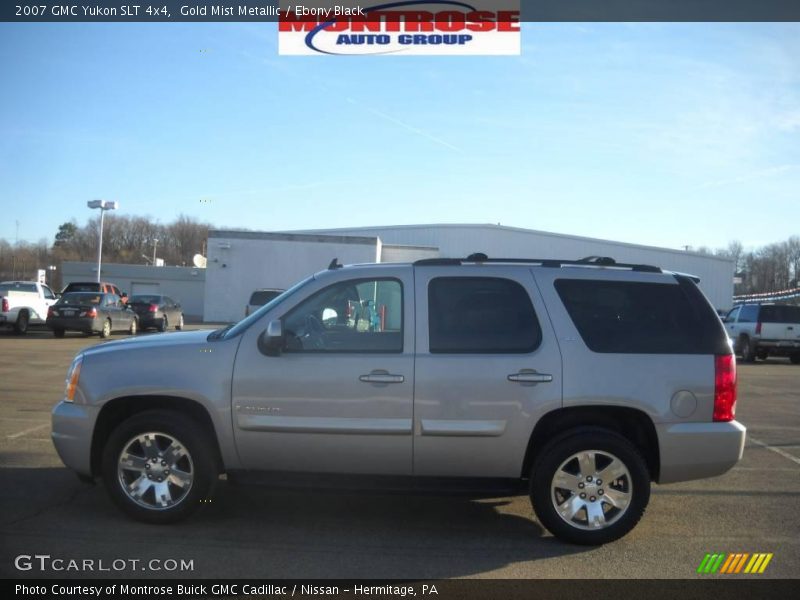 Gold Mist Metallic / Ebony Black 2007 GMC Yukon SLT 4x4