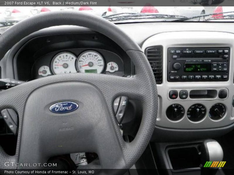 Black / Medium/Dark Flint 2007 Ford Escape XLT V6