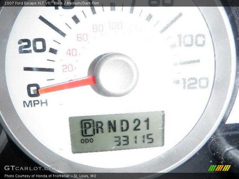 Black / Medium/Dark Flint 2007 Ford Escape XLT V6