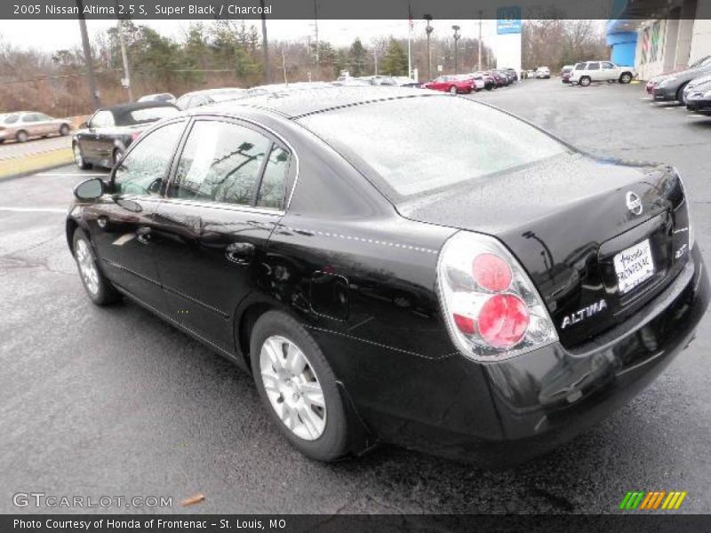 Super Black / Charcoal 2005 Nissan Altima 2.5 S