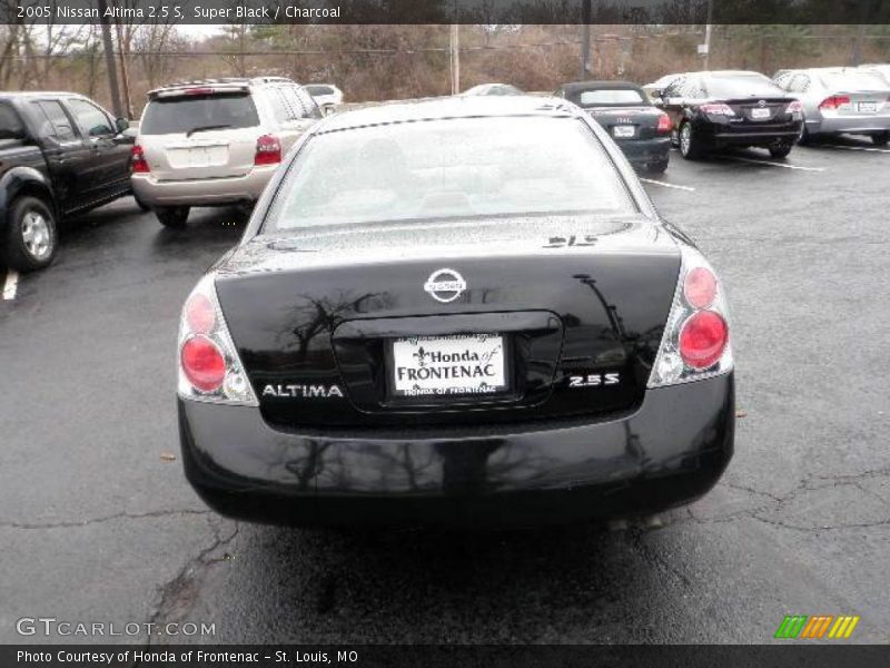 Super Black / Charcoal 2005 Nissan Altima 2.5 S