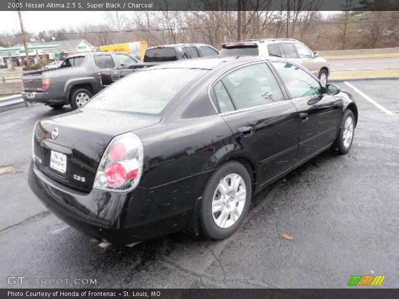 Super Black / Charcoal 2005 Nissan Altima 2.5 S