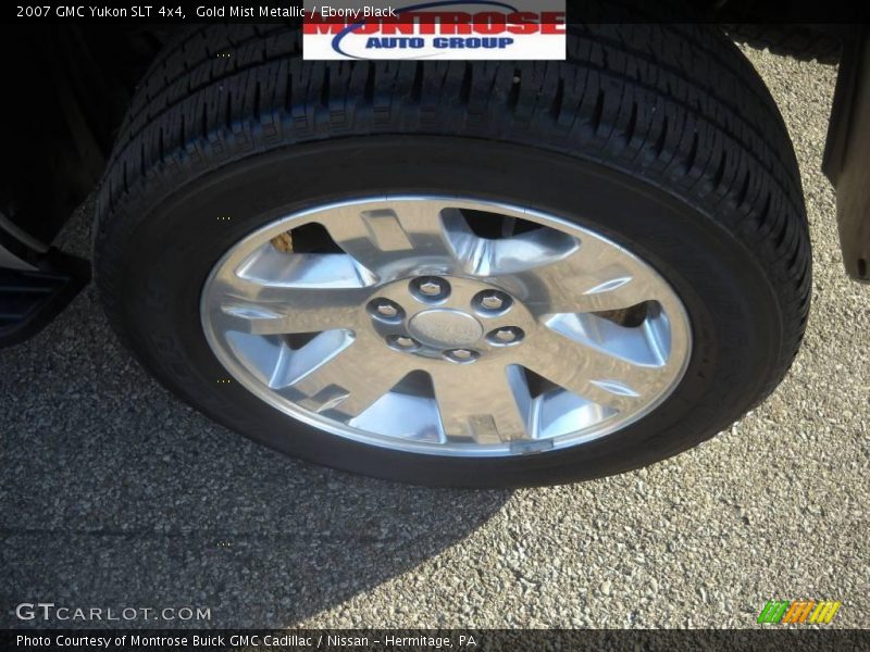 Gold Mist Metallic / Ebony Black 2007 GMC Yukon SLT 4x4