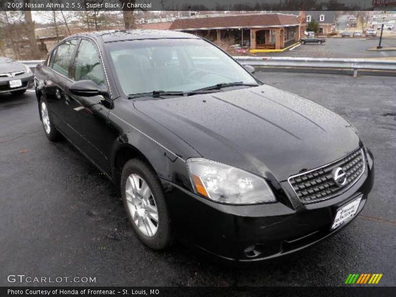 Super Black / Charcoal 2005 Nissan Altima 2.5 S