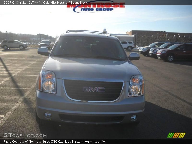 Gold Mist Metallic / Ebony Black 2007 GMC Yukon SLT 4x4