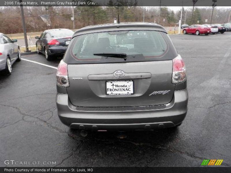 Phantom Gray Pearl / Dark Gray 2006 Toyota Matrix