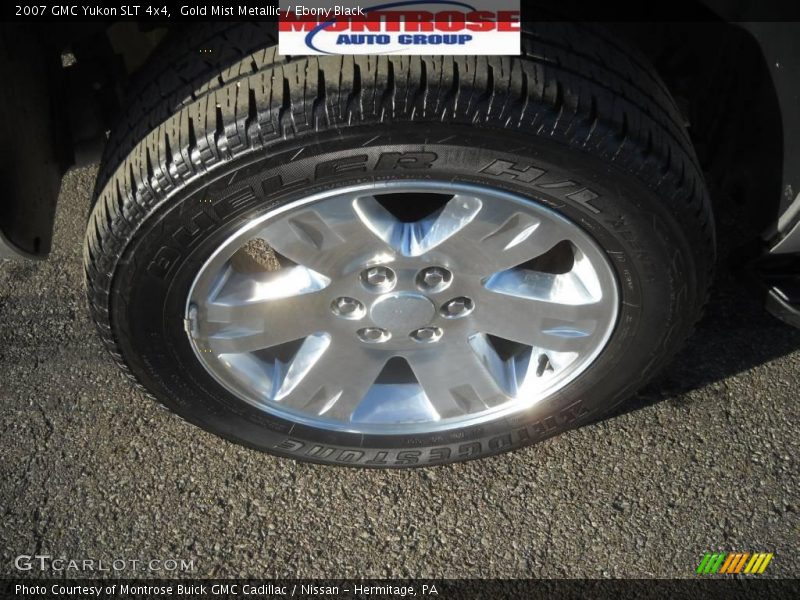 Gold Mist Metallic / Ebony Black 2007 GMC Yukon SLT 4x4