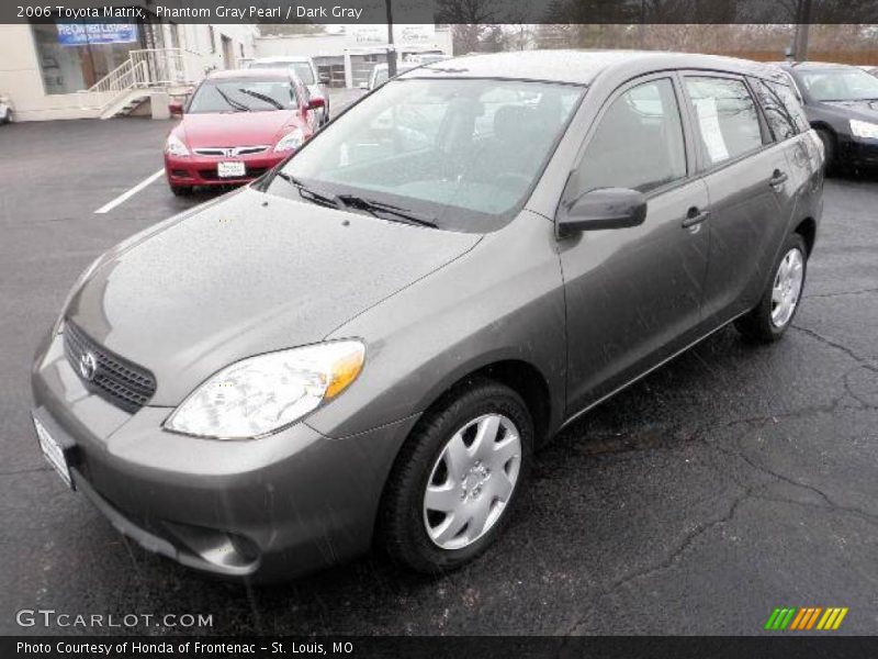 Phantom Gray Pearl / Dark Gray 2006 Toyota Matrix