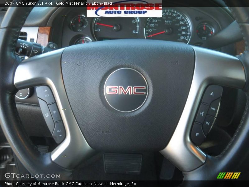 Gold Mist Metallic / Ebony Black 2007 GMC Yukon SLT 4x4