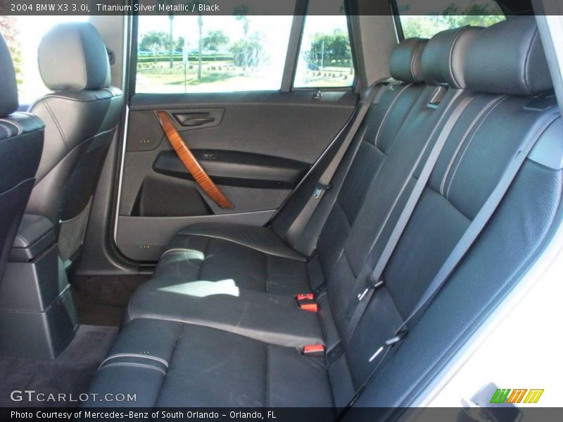 Titanium Silver Metallic / Black 2004 BMW X3 3.0i