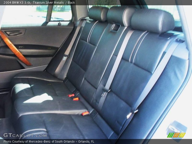 Titanium Silver Metallic / Black 2004 BMW X3 3.0i