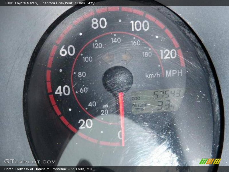 Phantom Gray Pearl / Dark Gray 2006 Toyota Matrix