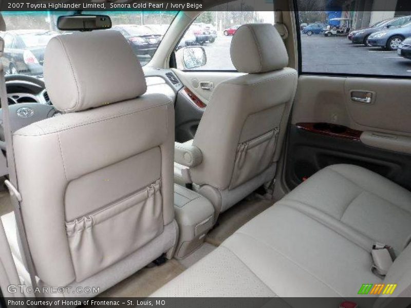 Sonora Gold Pearl / Ivory Beige 2007 Toyota Highlander Limited