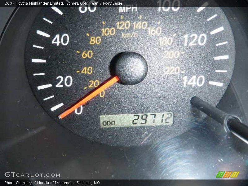 Sonora Gold Pearl / Ivory Beige 2007 Toyota Highlander Limited