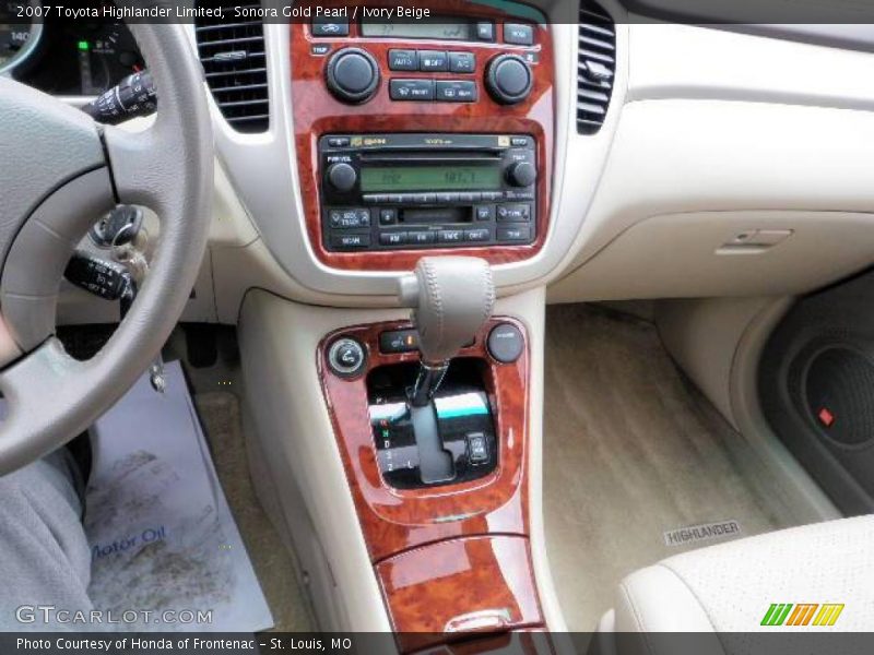 Sonora Gold Pearl / Ivory Beige 2007 Toyota Highlander Limited