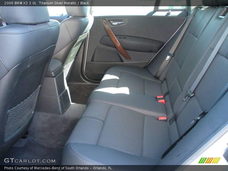 Titanium Silver Metallic / Black 2006 BMW X3 3.0i